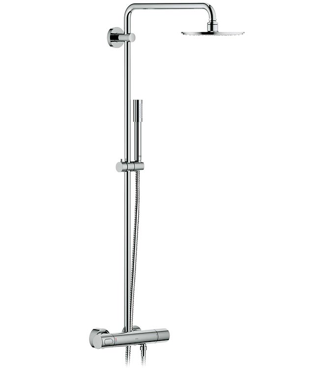 Grohe RainShower 27032 001 Душевая система с термостатом (верхний душ Ø210 мм)