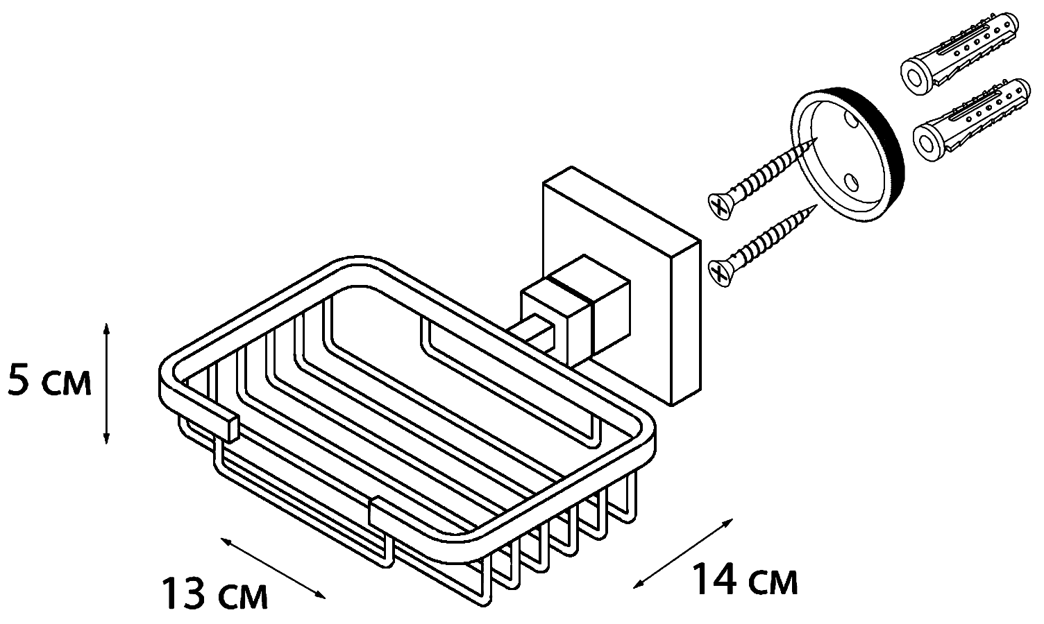 Fixsen Metra FX-11109 Мыльница-решётка