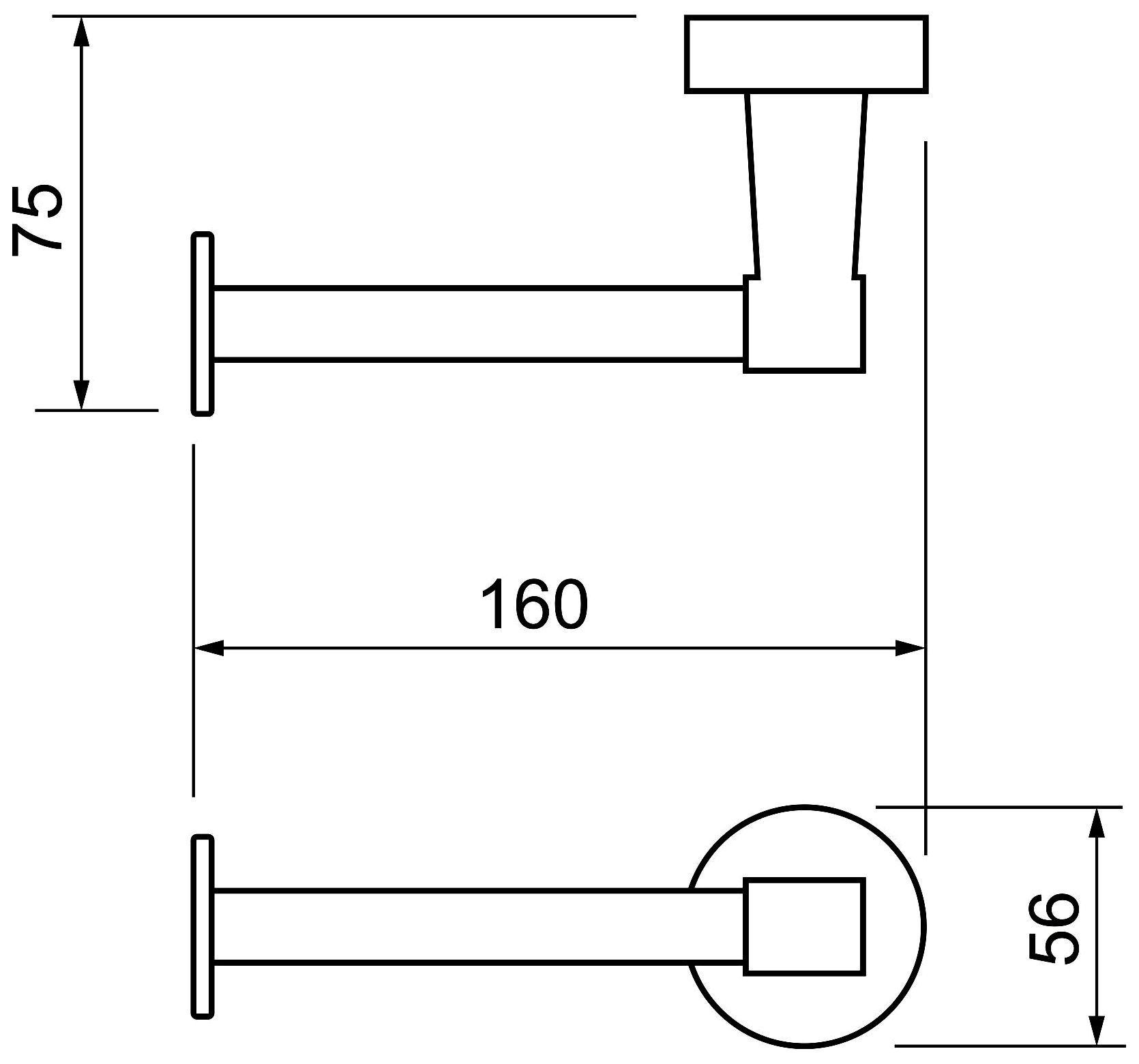 WasserKraft Isen K-4096 Держатель туалетной бумаги