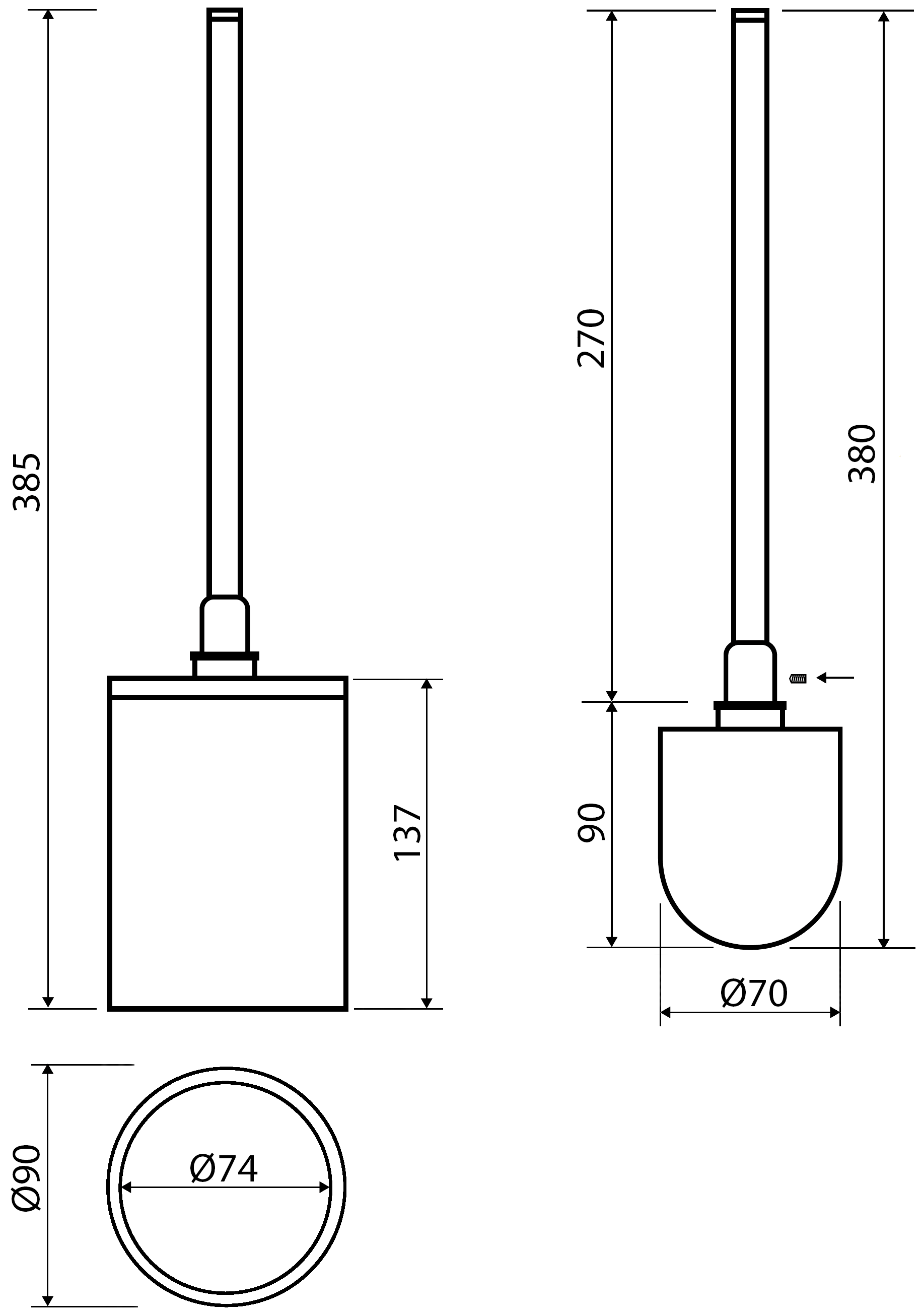 Bemeta Omega 104913092 Ёршик напольный