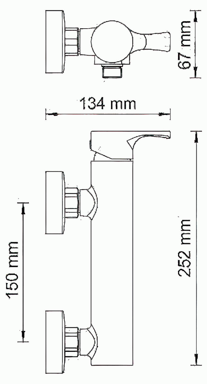 WasserKraft Berkel 4802 Смеситель для душа с душевым набором