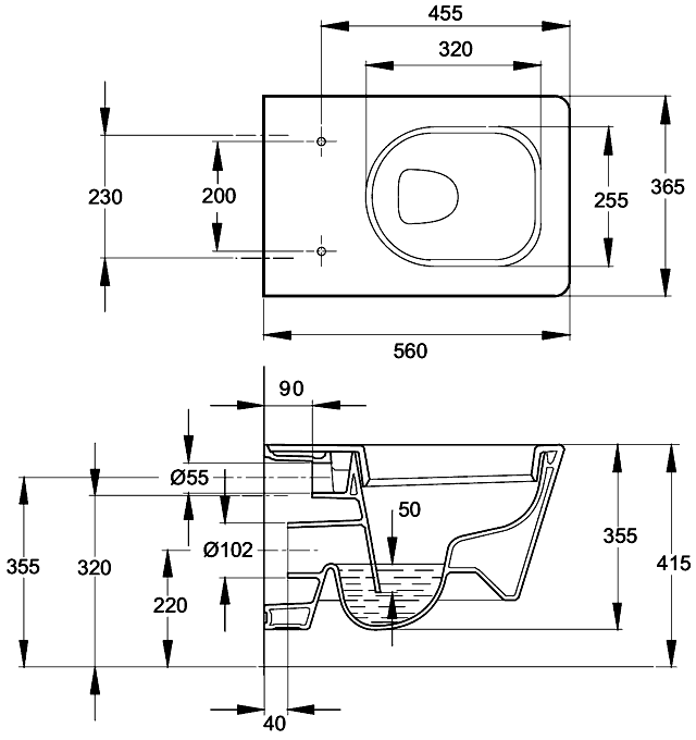 Jacob Delafon Reve E4811-00  Унитаз подвесной с сидением и крышкой SoftClose