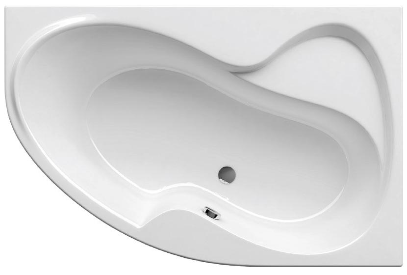 Ravak Rosa II CL21000000  Ванна акриловая 160х105 с панелью и ножками (правая)